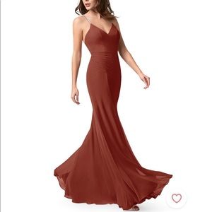 Azazie Nile dress in Terracotta size 2